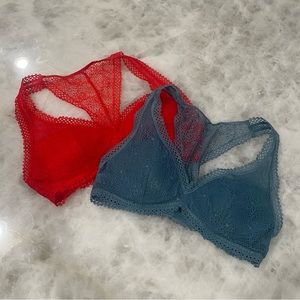 Set of 2 Victoria Secret Lace Bralette